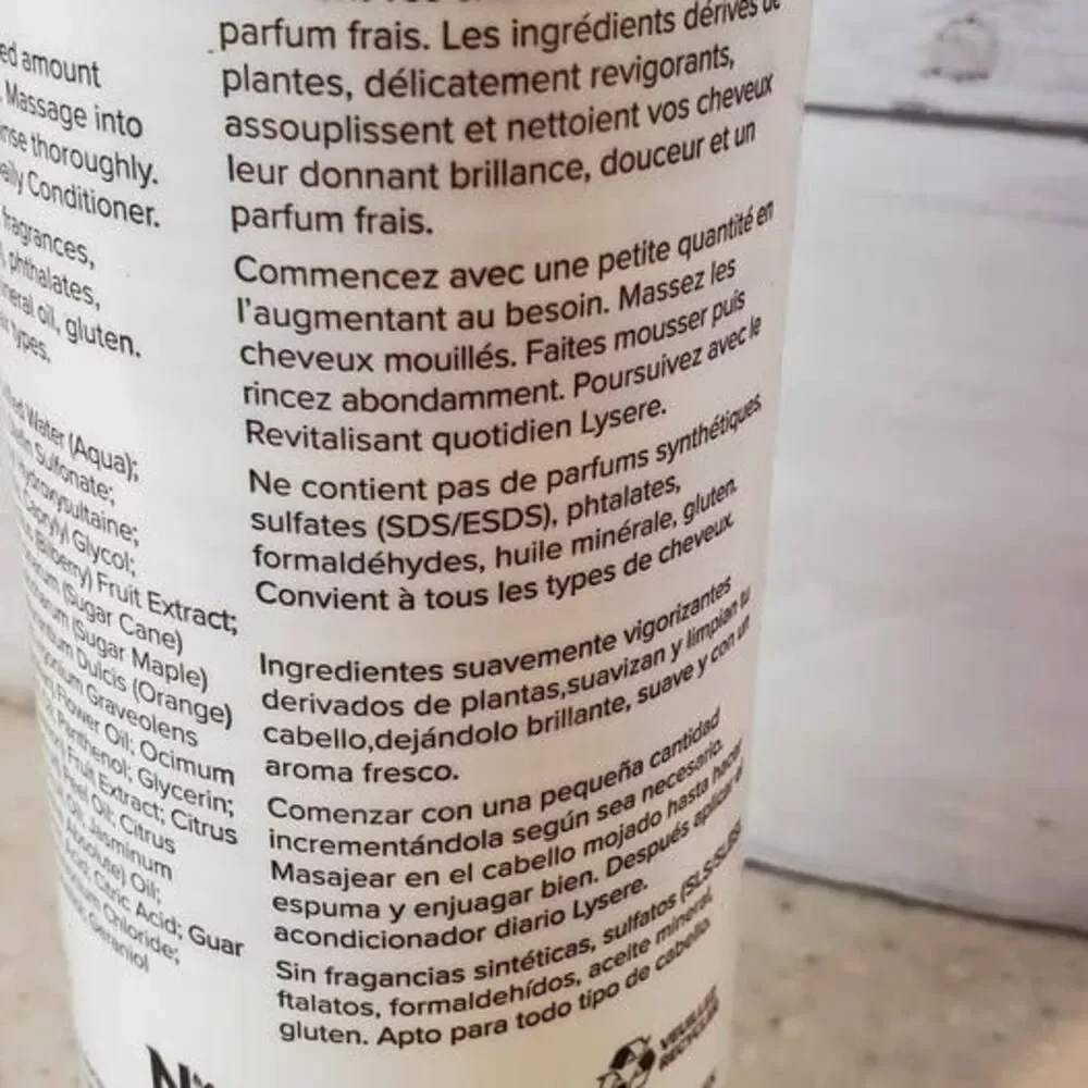 Norwex Lysere Daily Hair Shampoo 12 oz Nordic Inspired Plant Derived New Sealed - Picture 5 of 7